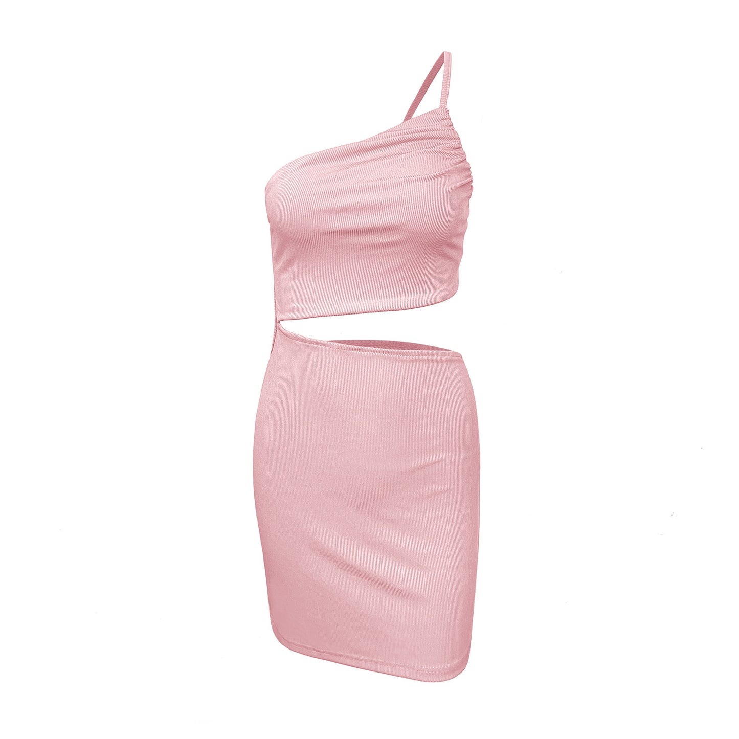 shoulder Drawstring Dress