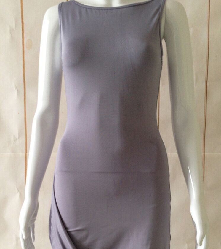 Sexy slanted legless nightclub female dress