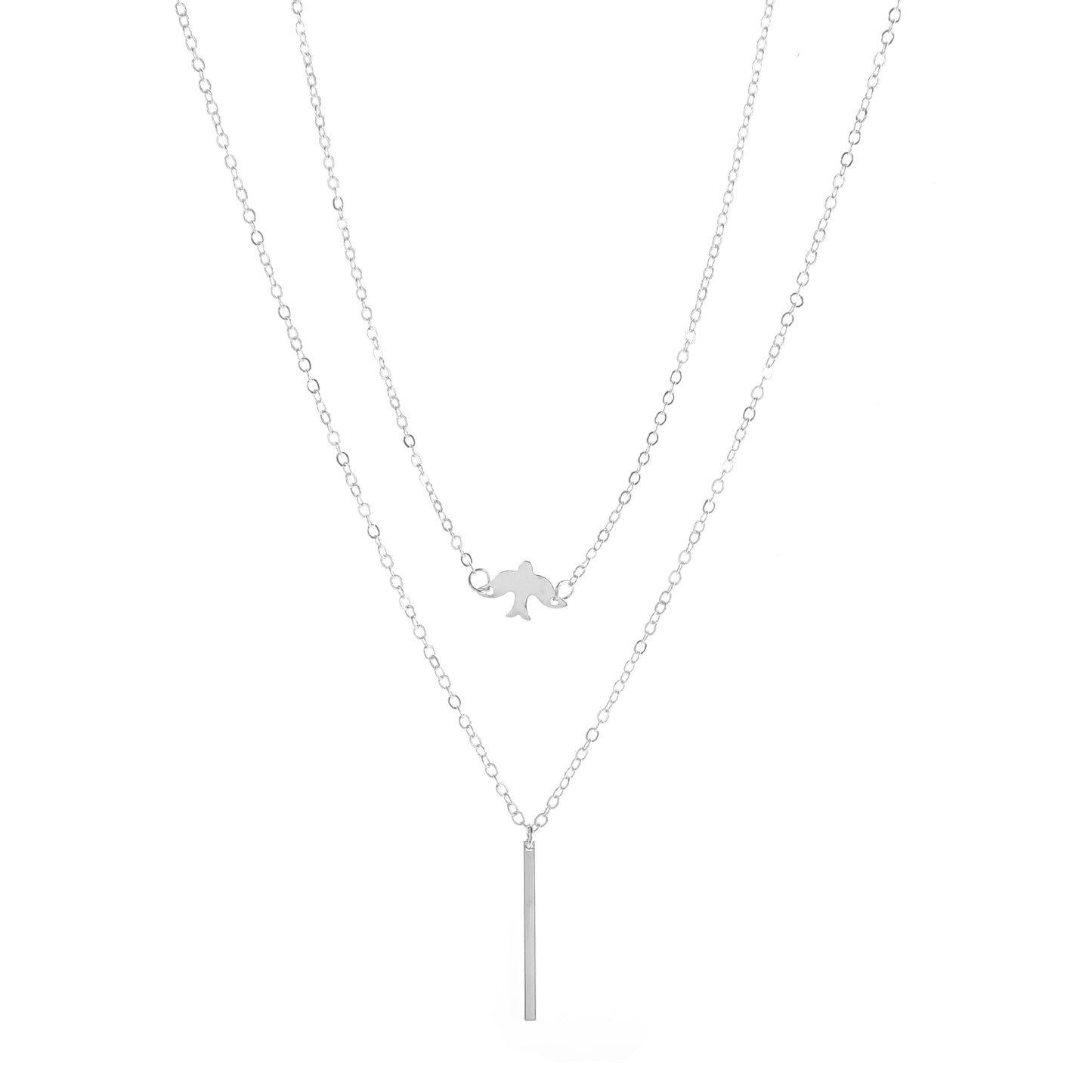 Clavicle sweater necklace