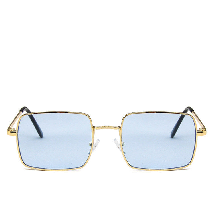 Metal transparent ocean lens sunglasses
