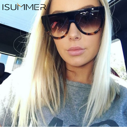 Big box sunglasses fashion Europe and America sunglasses trend ladies round face rivet cat eye glasses
