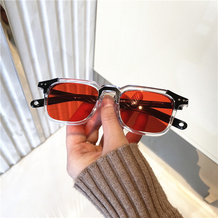 Korean Style New Fashion Square Net Red Sunglasses
