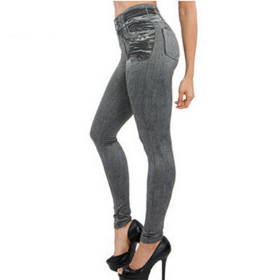 Printed hip elastic high waist leggings