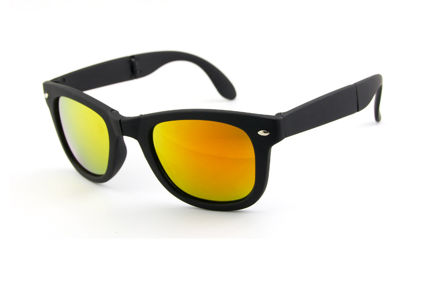 Men Shopping Travel Colorful UV400 Folding Sunglasses
