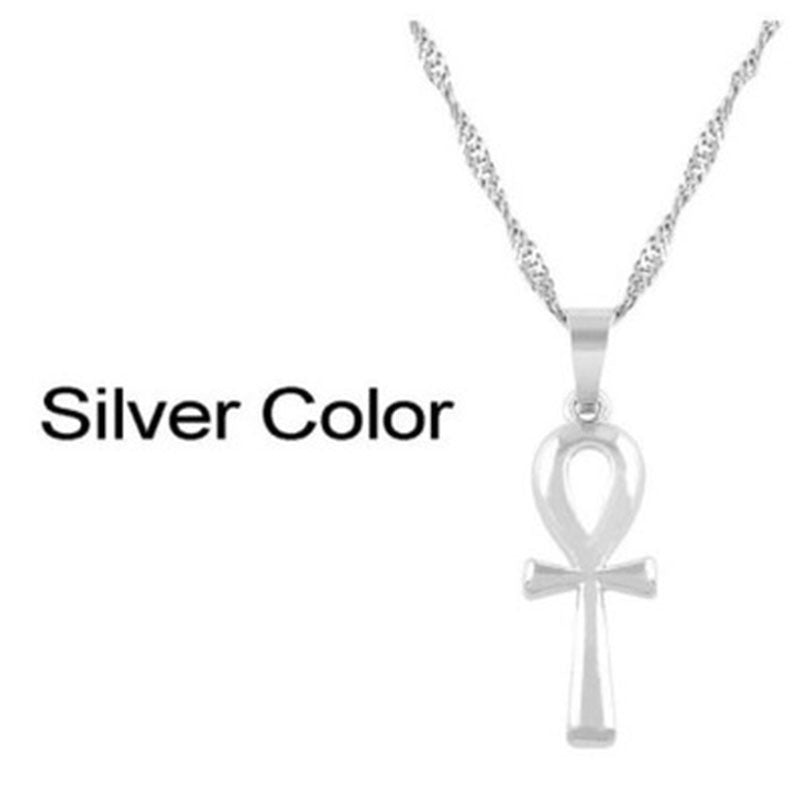 Metal Cross Pendant Necklace
