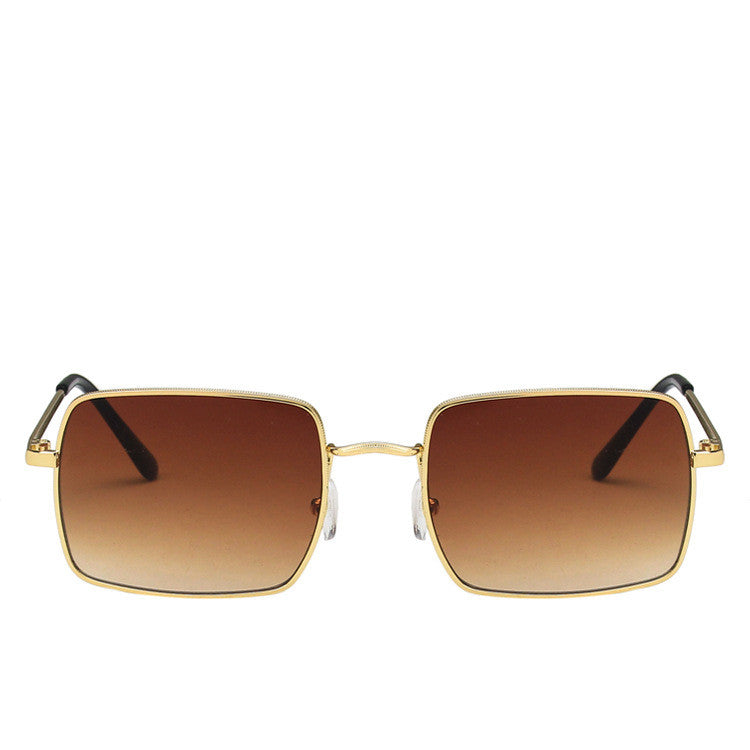 Metal transparent ocean lens sunglasses