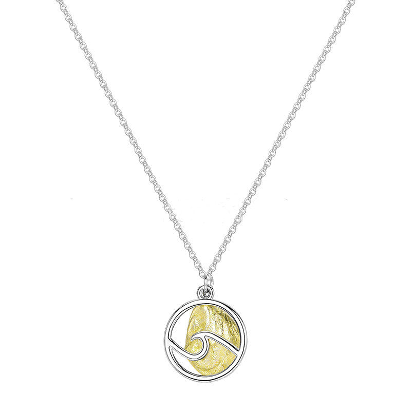 Alloy Wave Necklace Men And Women Same Style