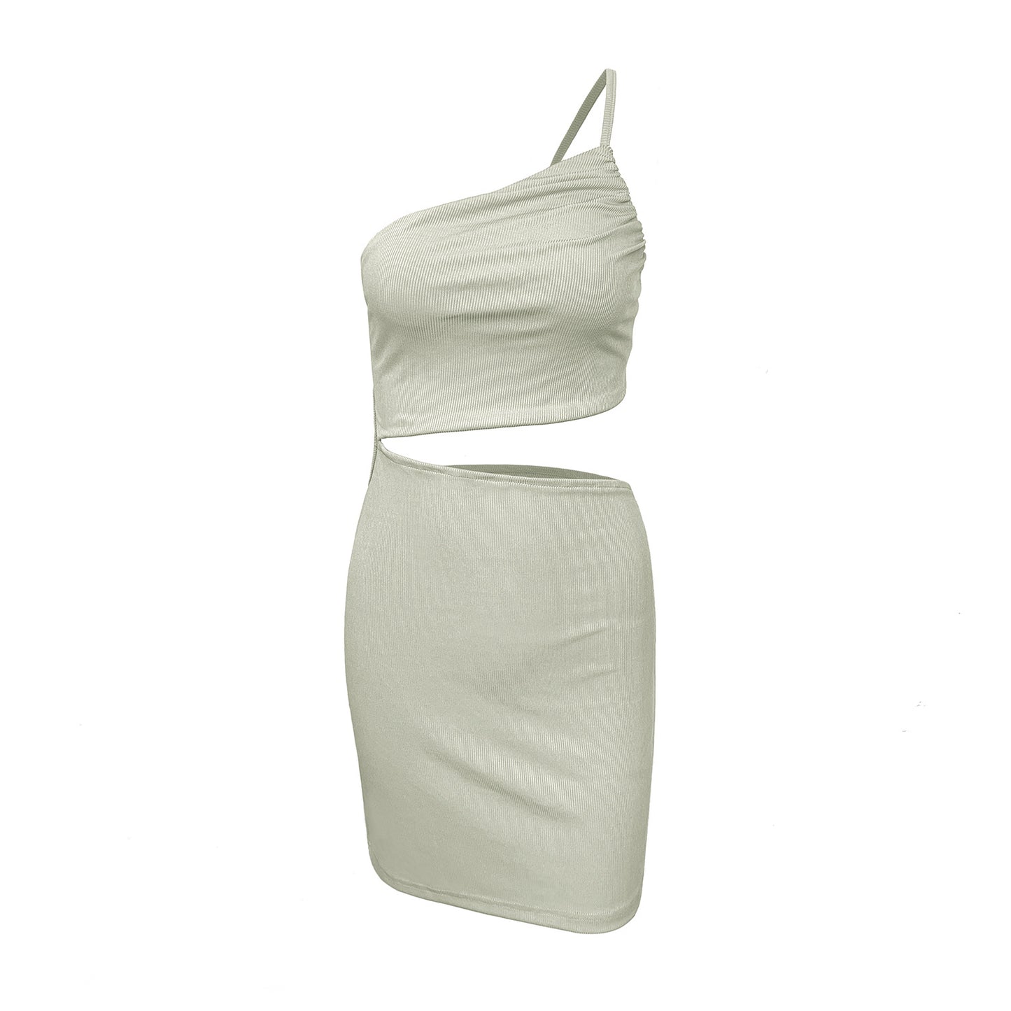 shoulder Drawstring Dress