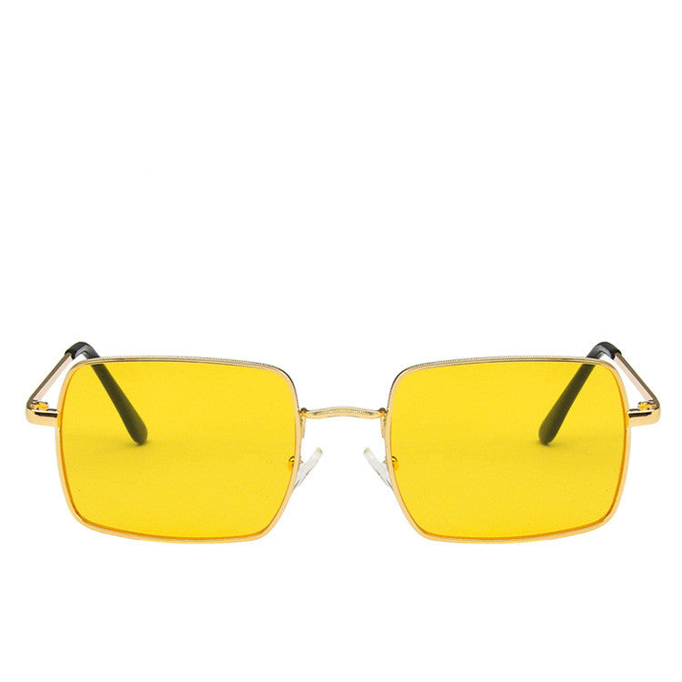 Metal transparent ocean lens sunglasses