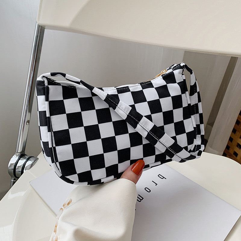 Printed Pattern Underarm Single Shoulder Handbag