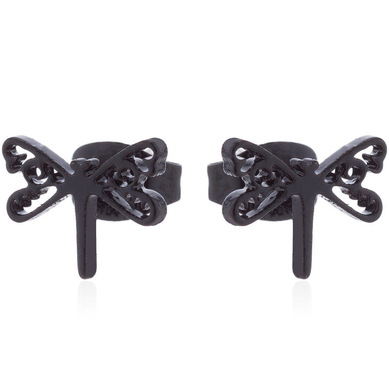 Women's Temperament Fashion Dragonfly Stud Earrings