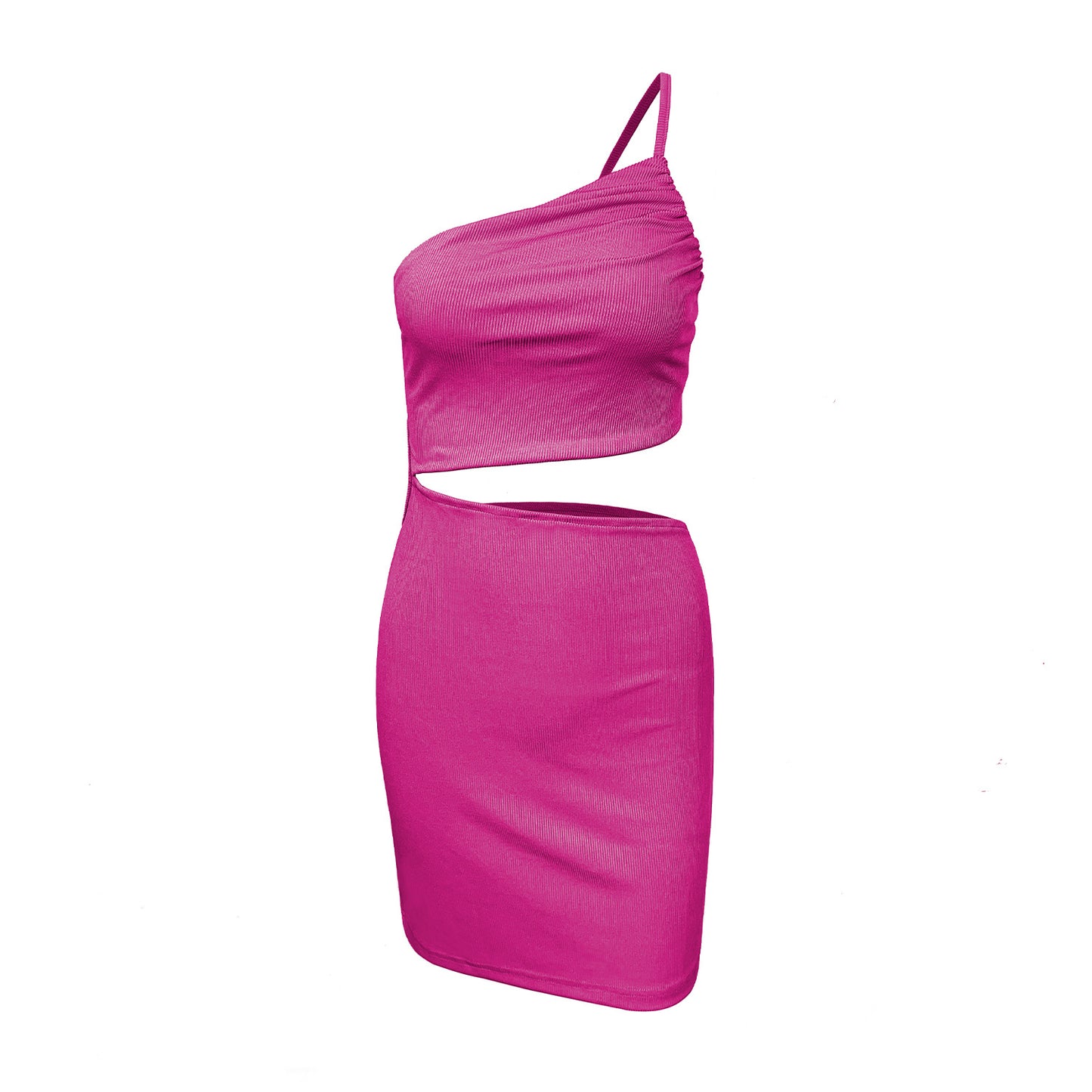 shoulder Drawstring Dress