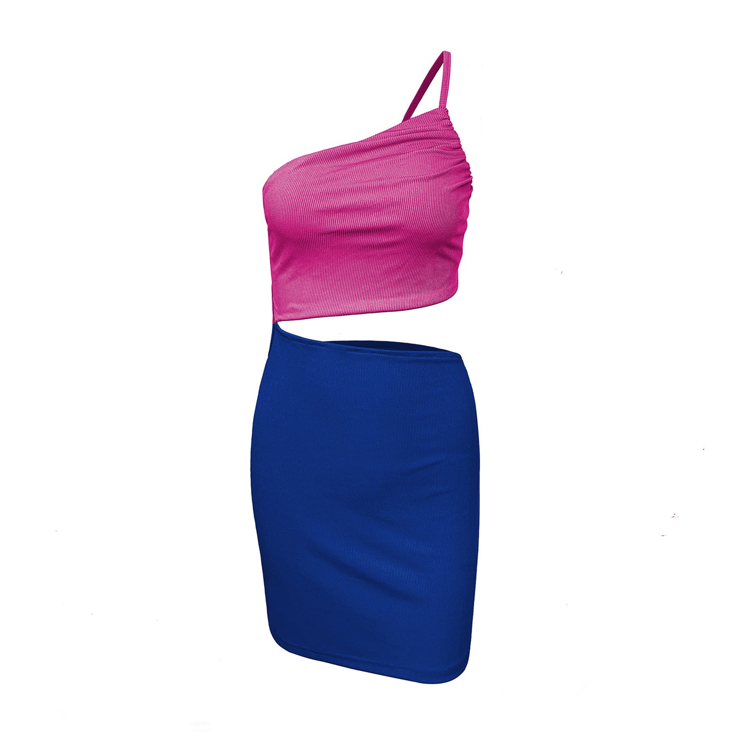 shoulder Drawstring Dress
