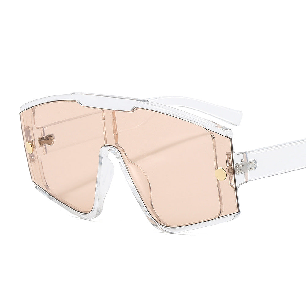 Men's Large Frame One-piece Sunglasses