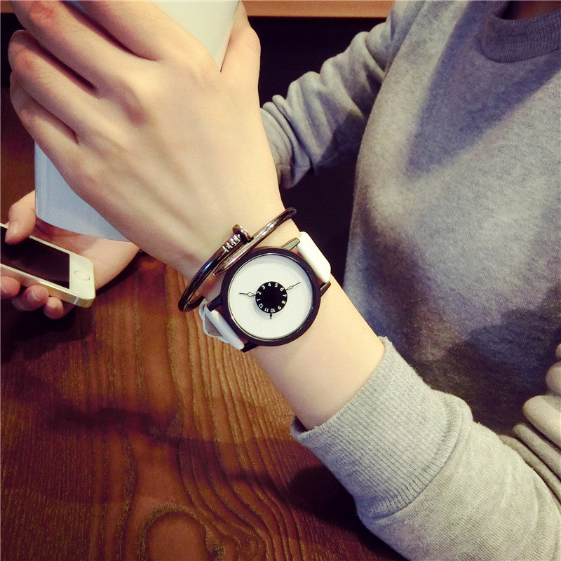 creative lovers black and white watch