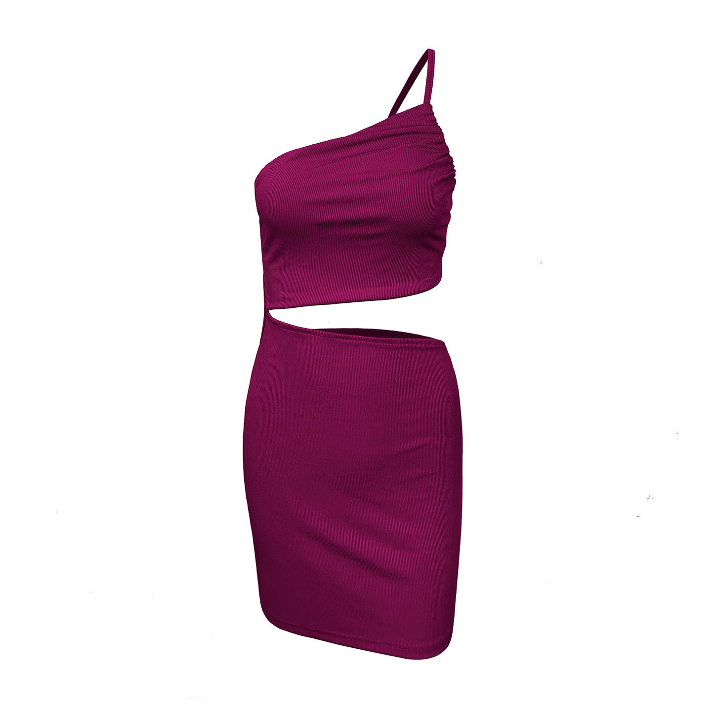 shoulder Drawstring Dress