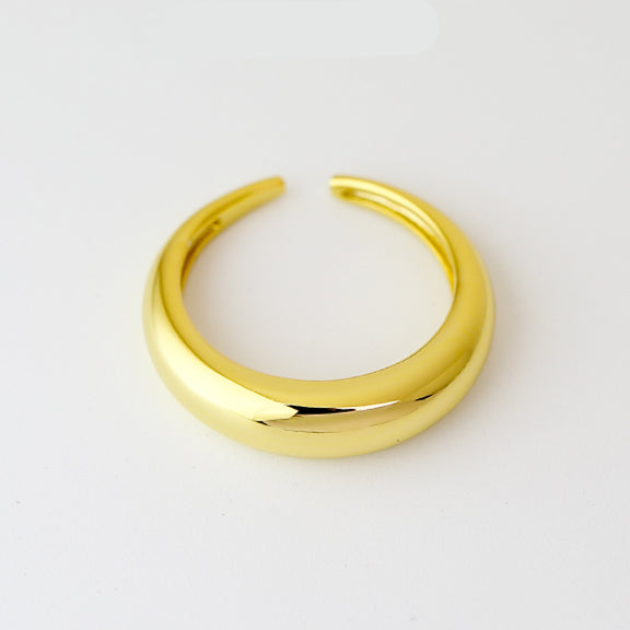 Concave-convex Geometric Hollow Index Finger Ring Jewelry