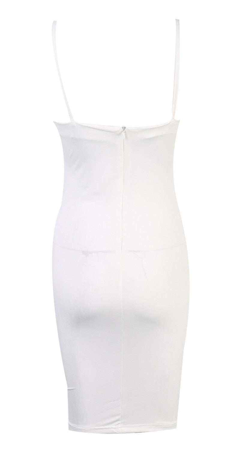 Sexy nightclub dress with high waist and hip