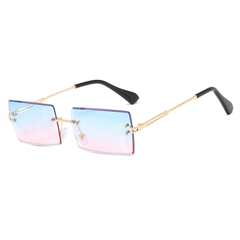 Women's Fashion Simple Frameless Cut Edge Sunglasses