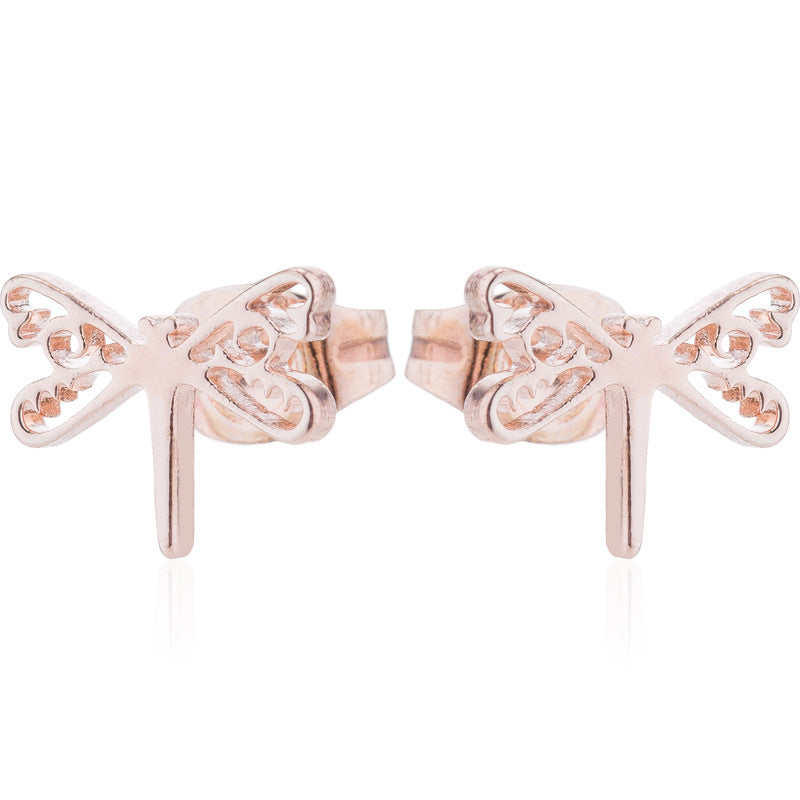 Women's Temperament Fashion Dragonfly Stud Earrings