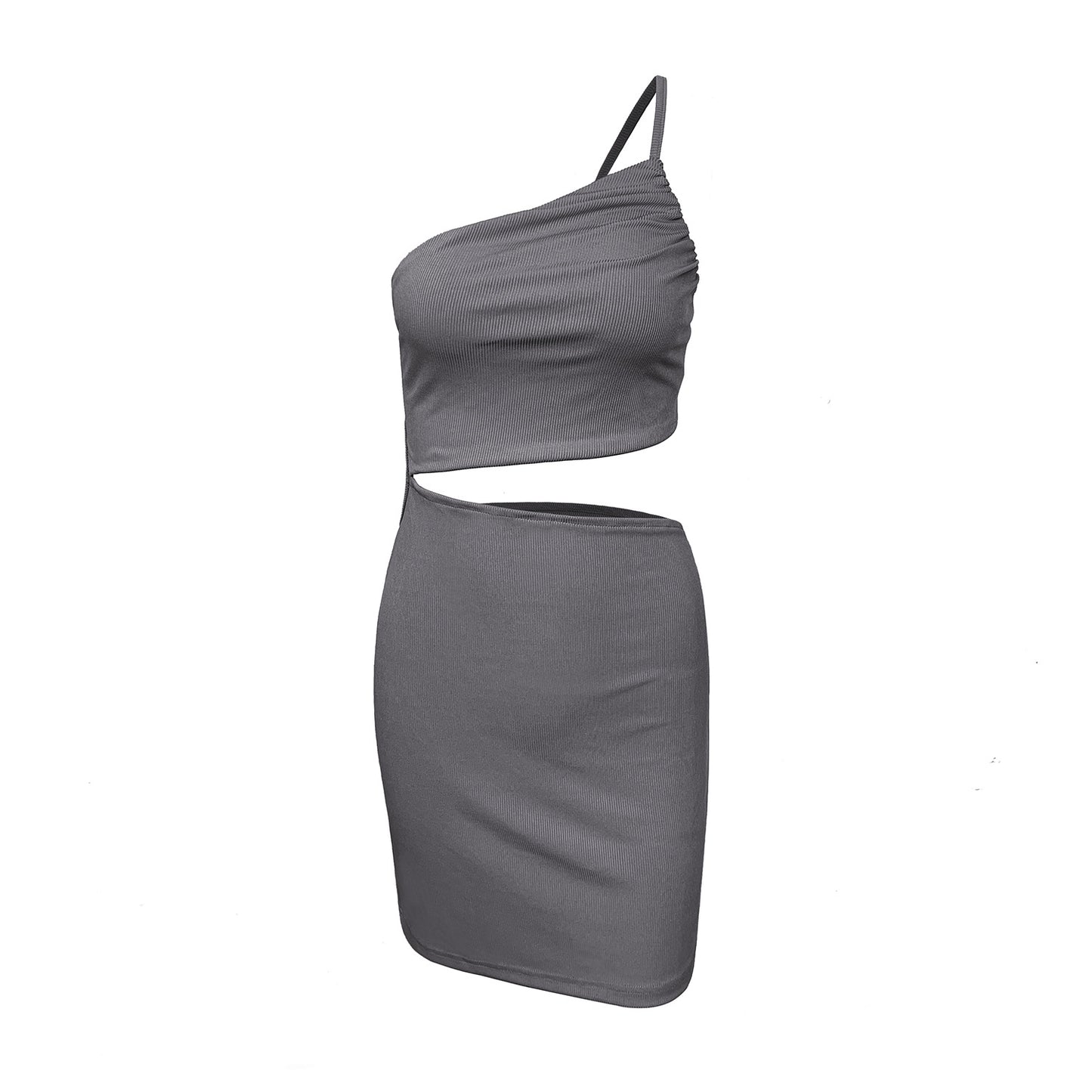 shoulder Drawstring Dress