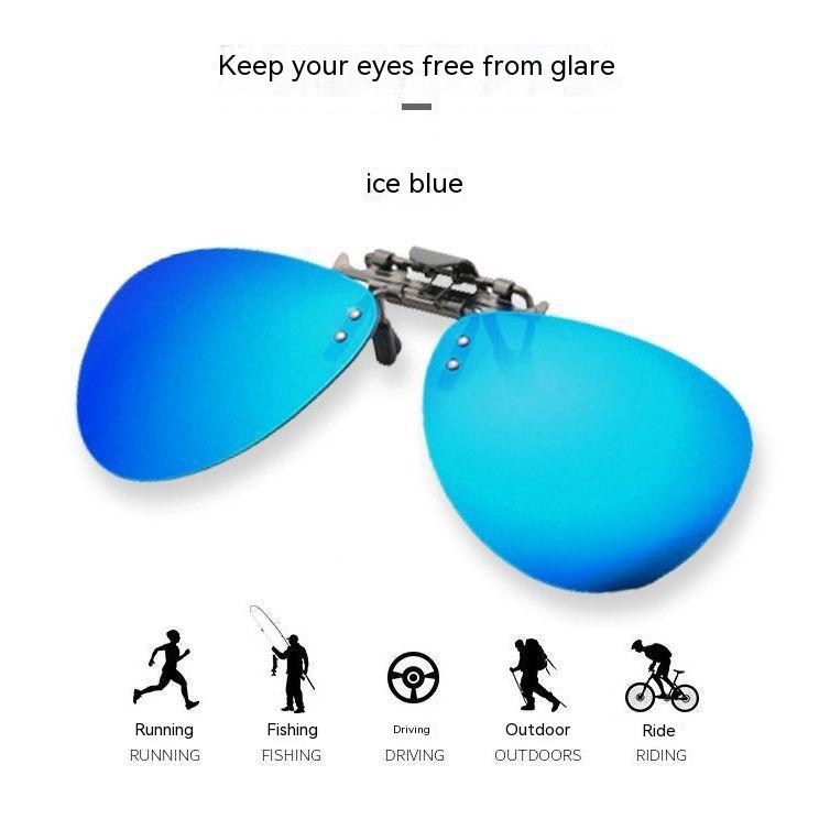 Men's Fashion Clip-on Type UV Protection Sunglasses