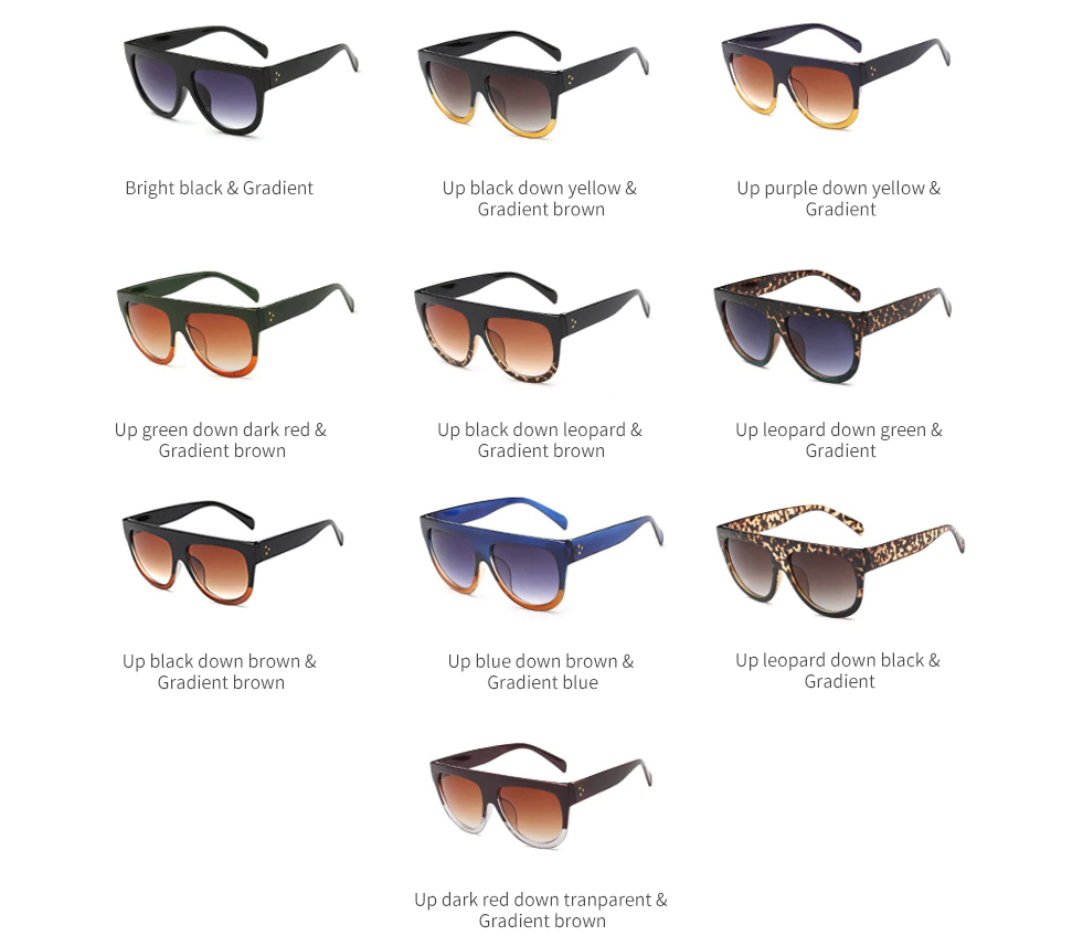 Big box sunglasses fashion Europe and America sunglasses trend ladies round face rivet cat eye glasses