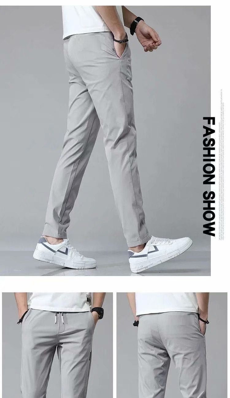 Thin Casual Pants Korean Version Of The Trend Loose Straight Sweatpants Trend