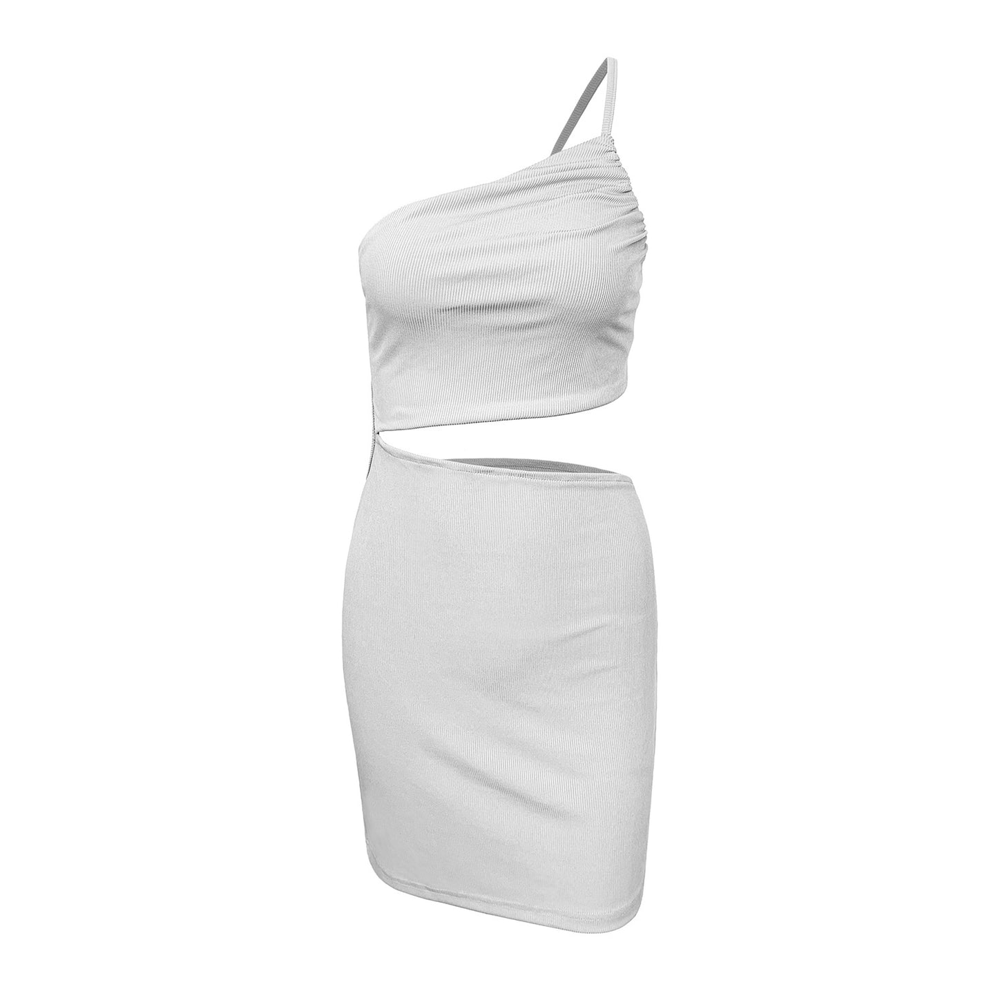 shoulder Drawstring Dress