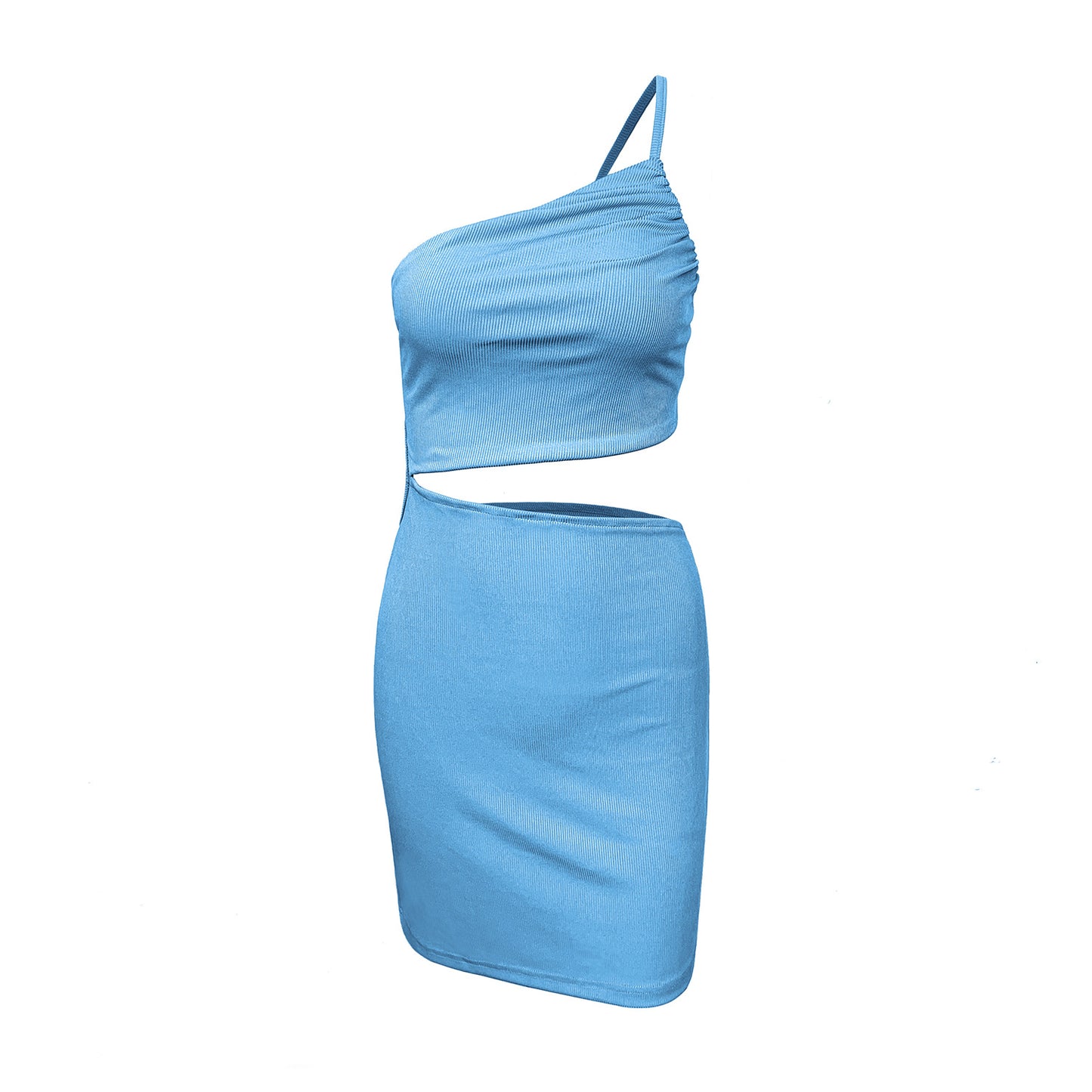 shoulder Drawstring Dress