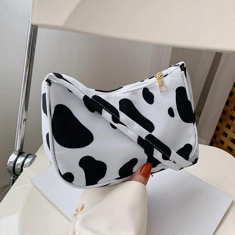 Printed Pattern Underarm Single Shoulder Handbag
