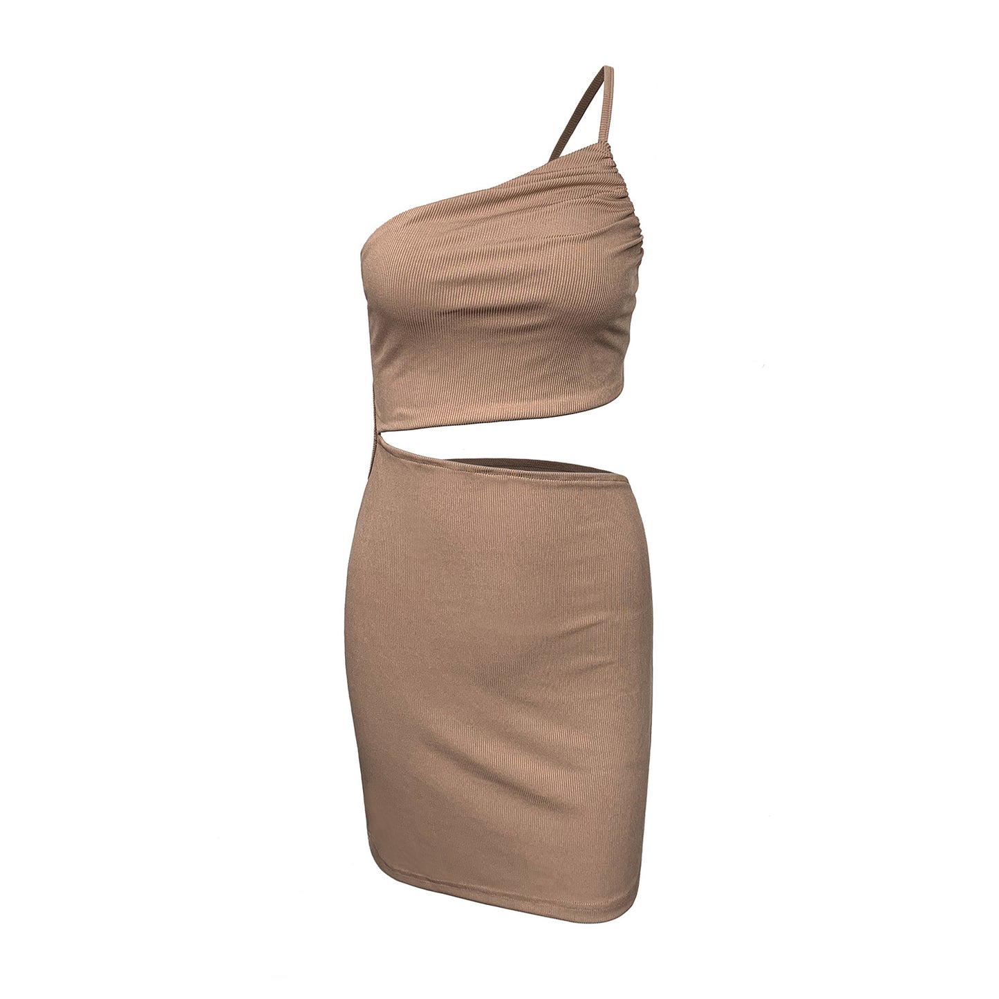 shoulder Drawstring Dress