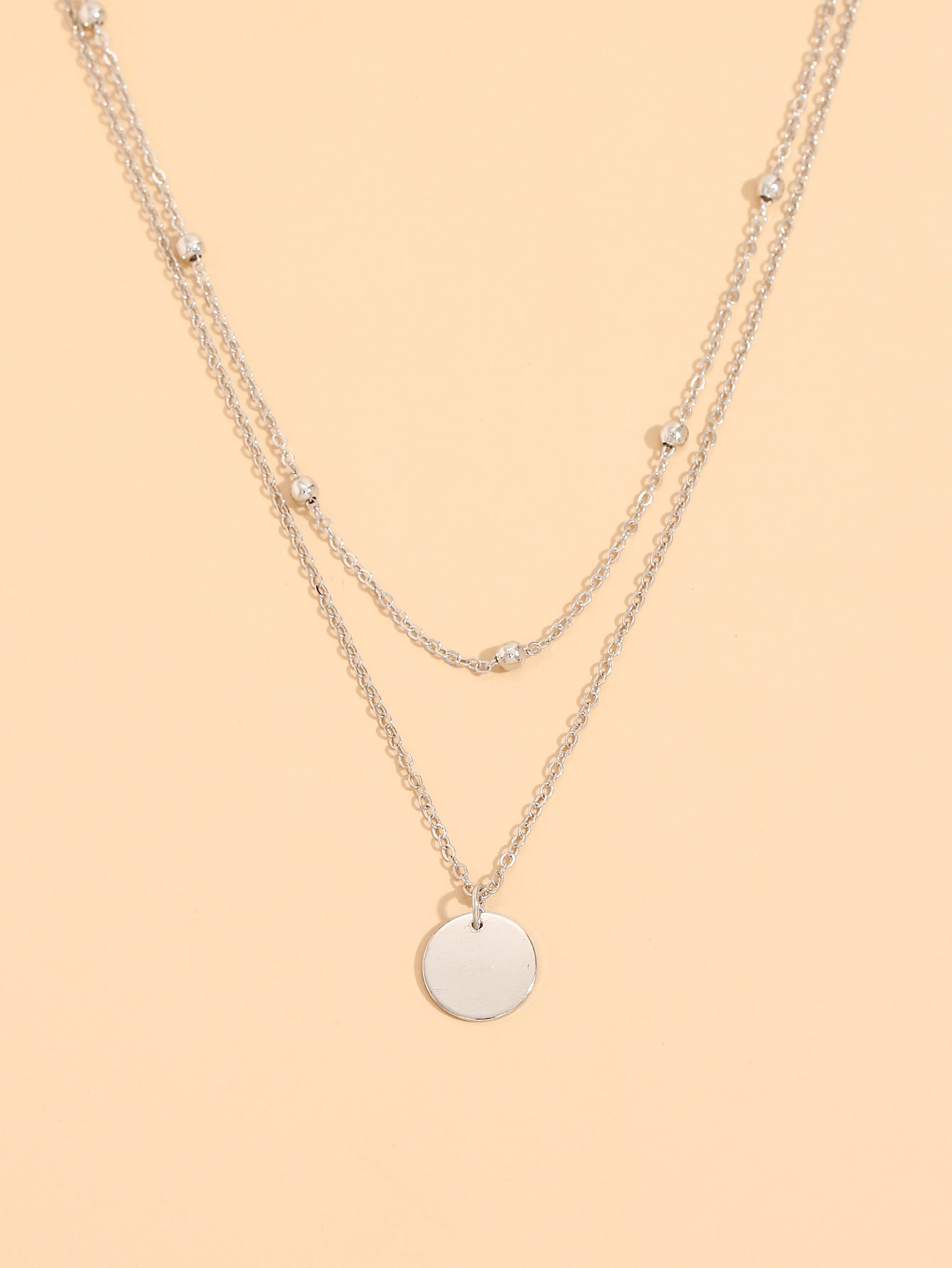 Sweet Commuter Student Necklace Pure Color Women's Jewelry