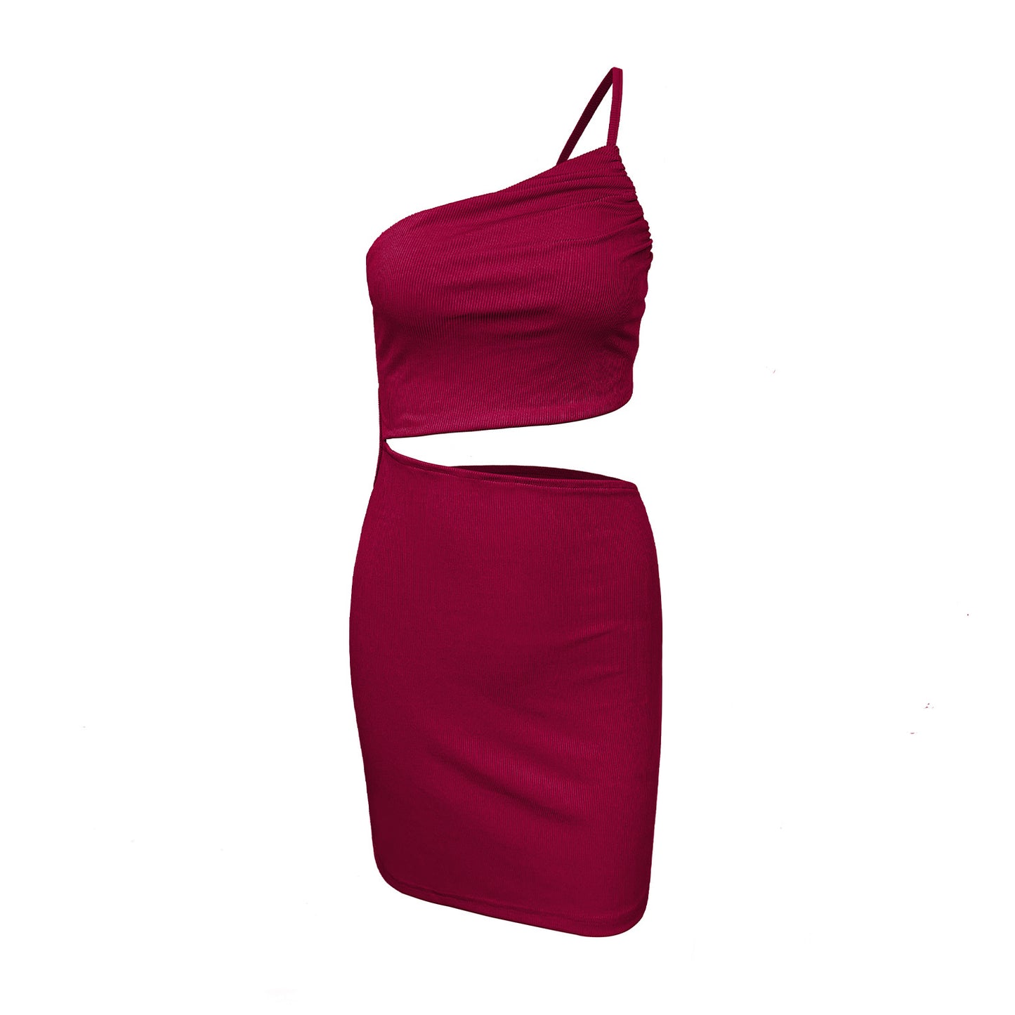 shoulder Drawstring Dress