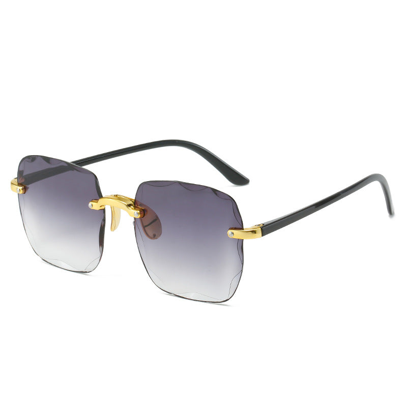 Women's Frameless Cut Edge UV Protection Sunglasses