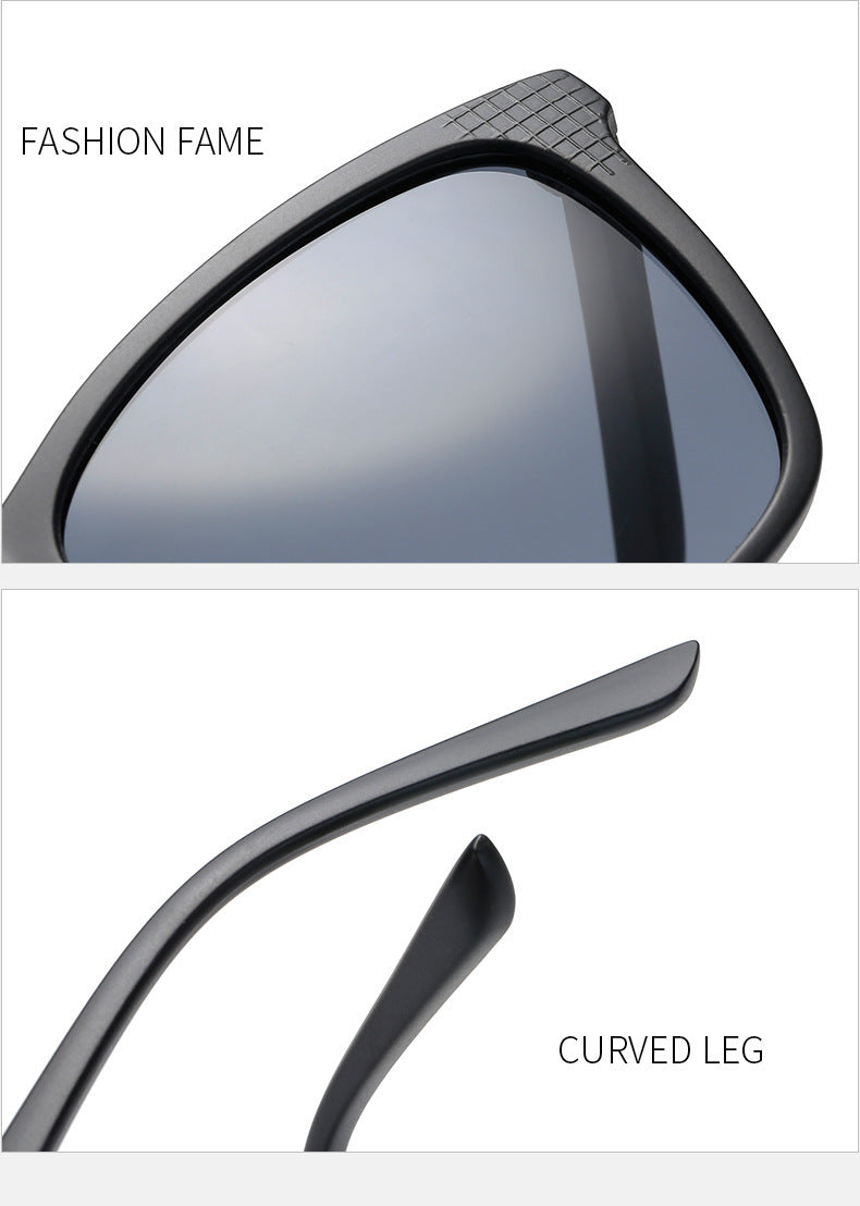 Street Photo Of Vintage Fashionable Resin Sunglasses