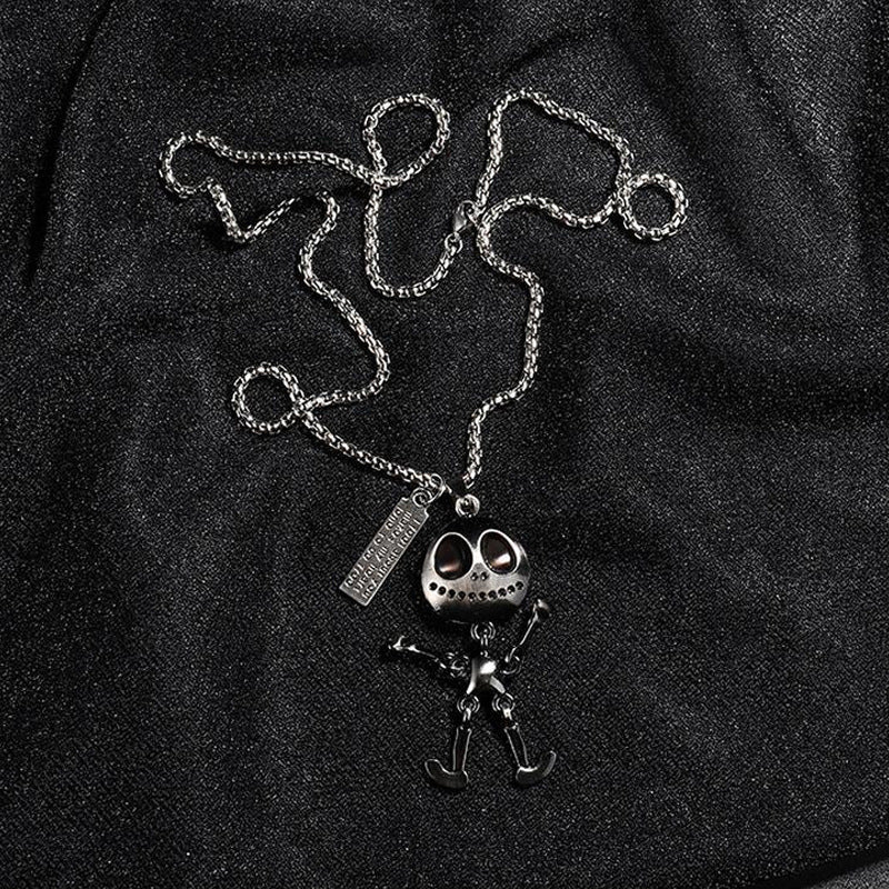 Clothes Ornaments Couple Men And Women Chain Titanium Steel Necklace