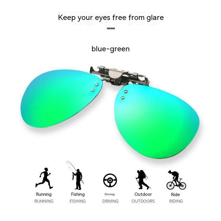 Men's Fashion Clip-on Type UV Protection Sunglasses