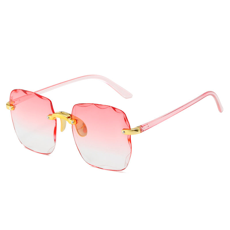 Women's Frameless Cut Edge UV Protection Sunglasses