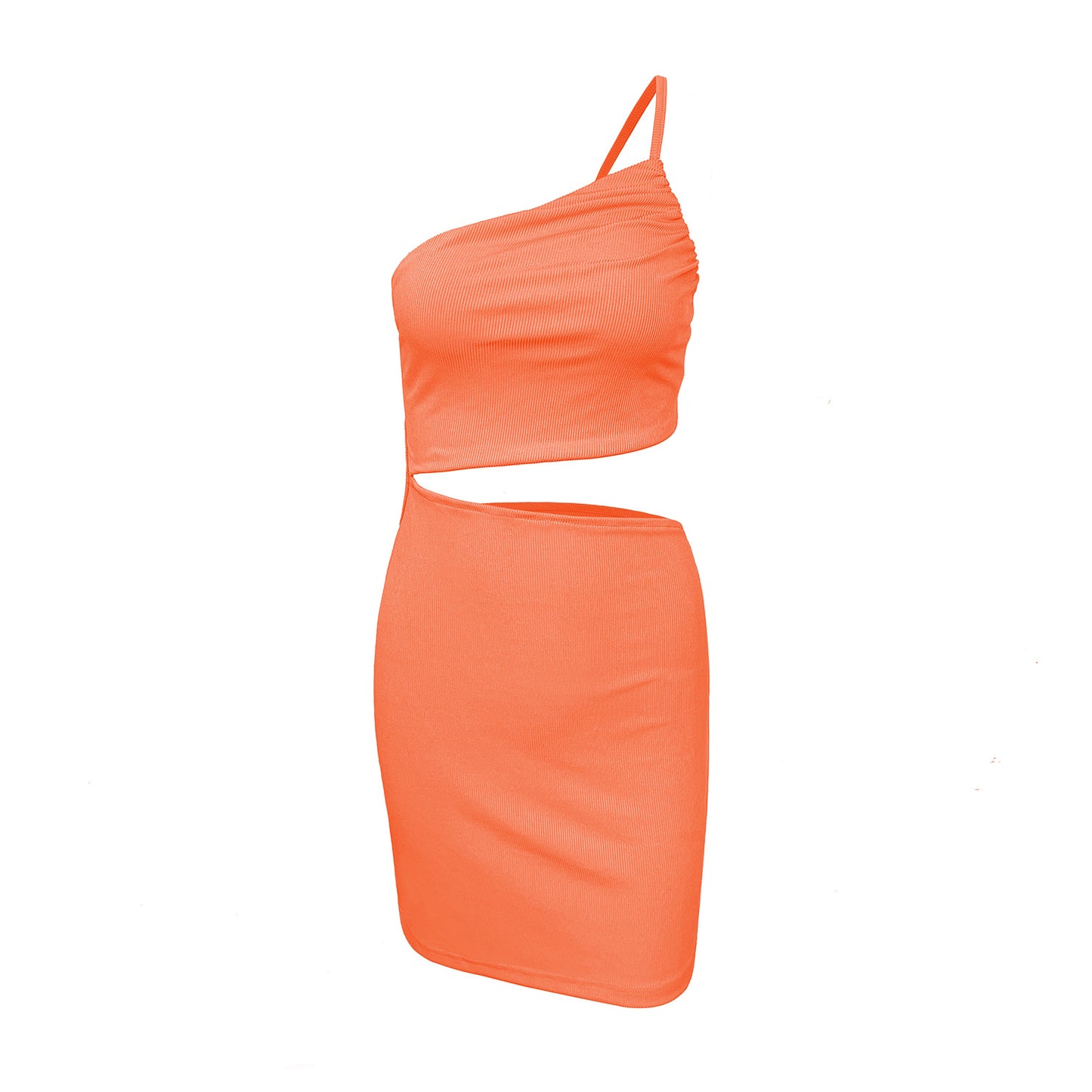 shoulder Drawstring Dress