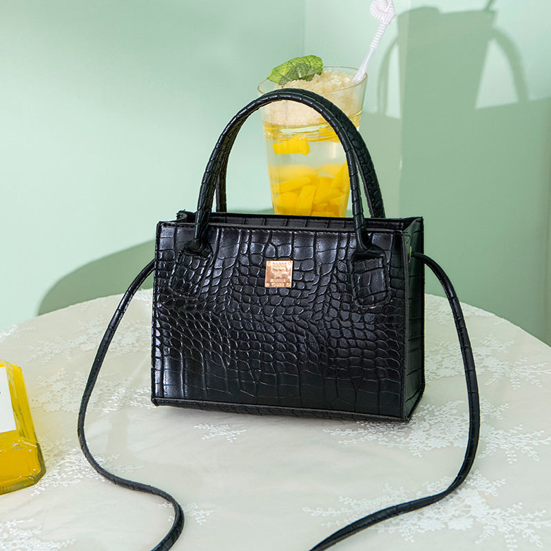 Fashion Small Square Bag Single Shoulder Diagonal Portable Lady Bag