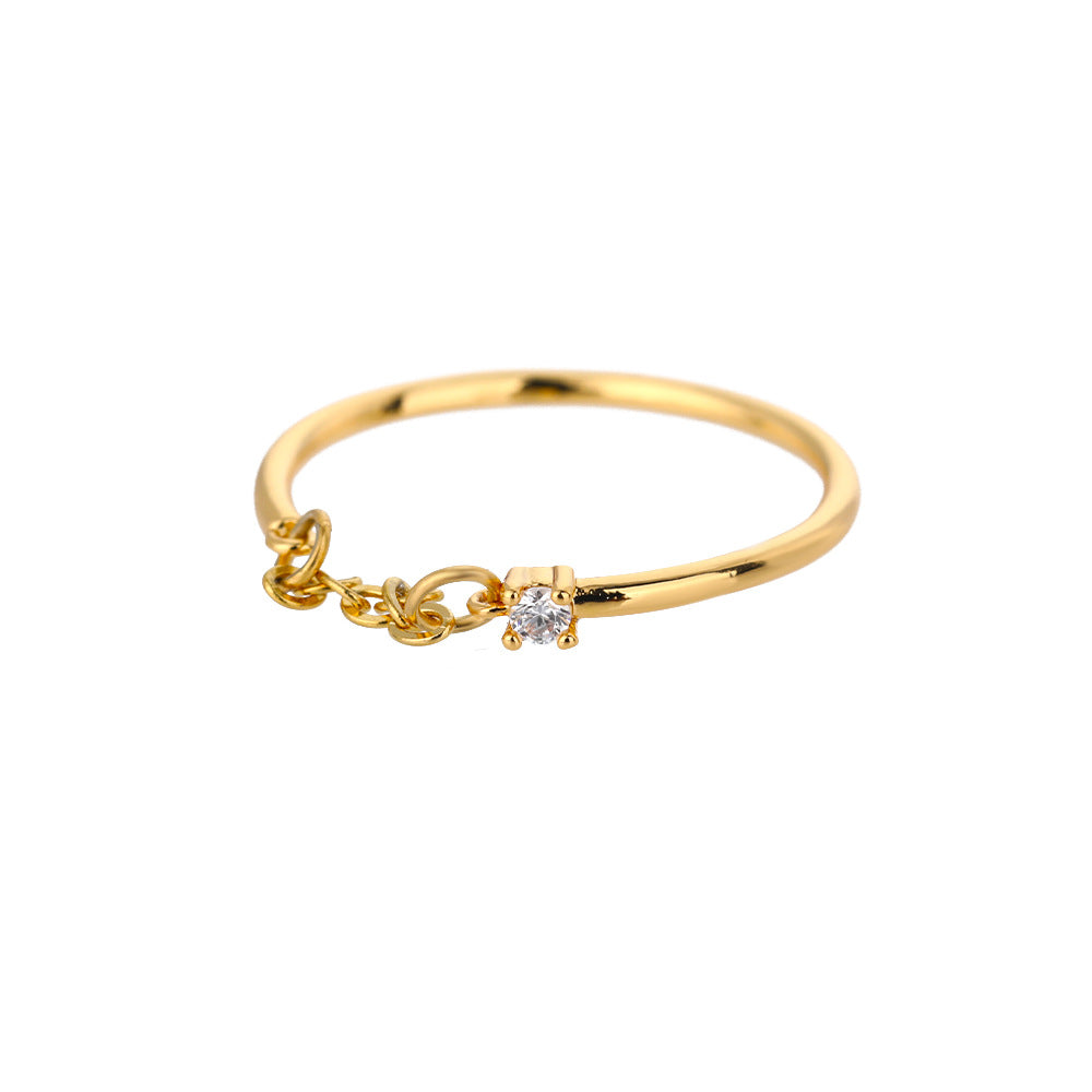Opening Adjustable Ring Female Index Finger
