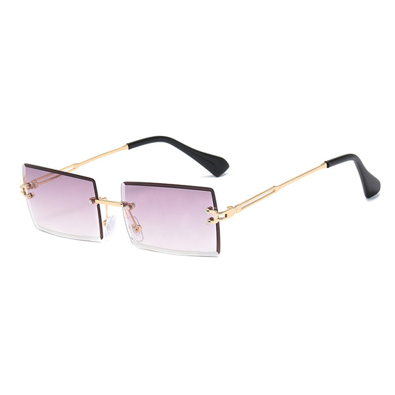 Women's Fashion Simple Frameless Cut Edge Sunglasses