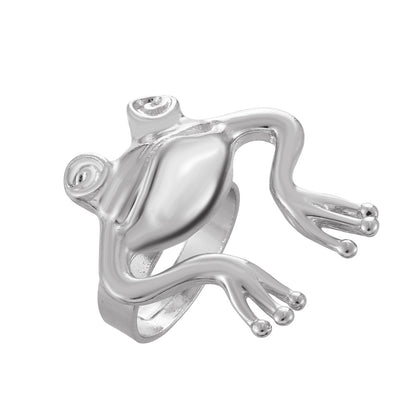 Distressed Frog Alloy Index Finger Ring