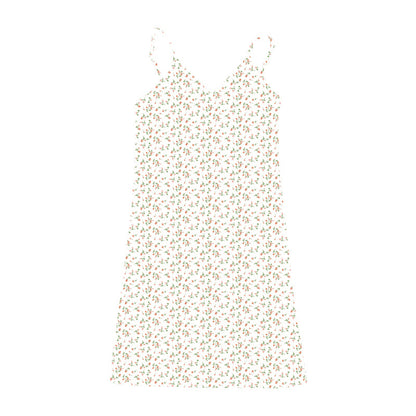 Women's Pure Desire Retro Print V-neck Suspender Dress