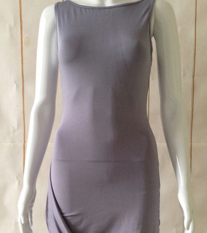 Sexy slanted legless nightclub female dress