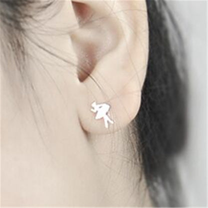 Creative Ballet Dancer Stud Earring Accessories