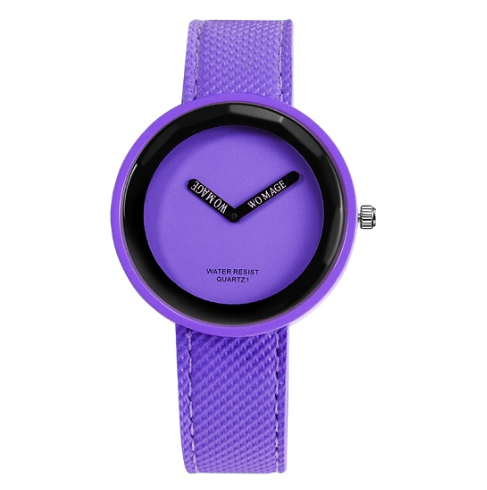 Simple matte belt watch