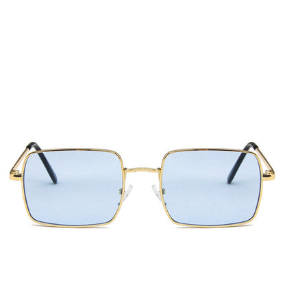 Metal transparent ocean lens sunglasses