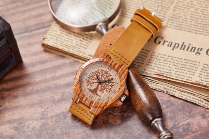 wood watch